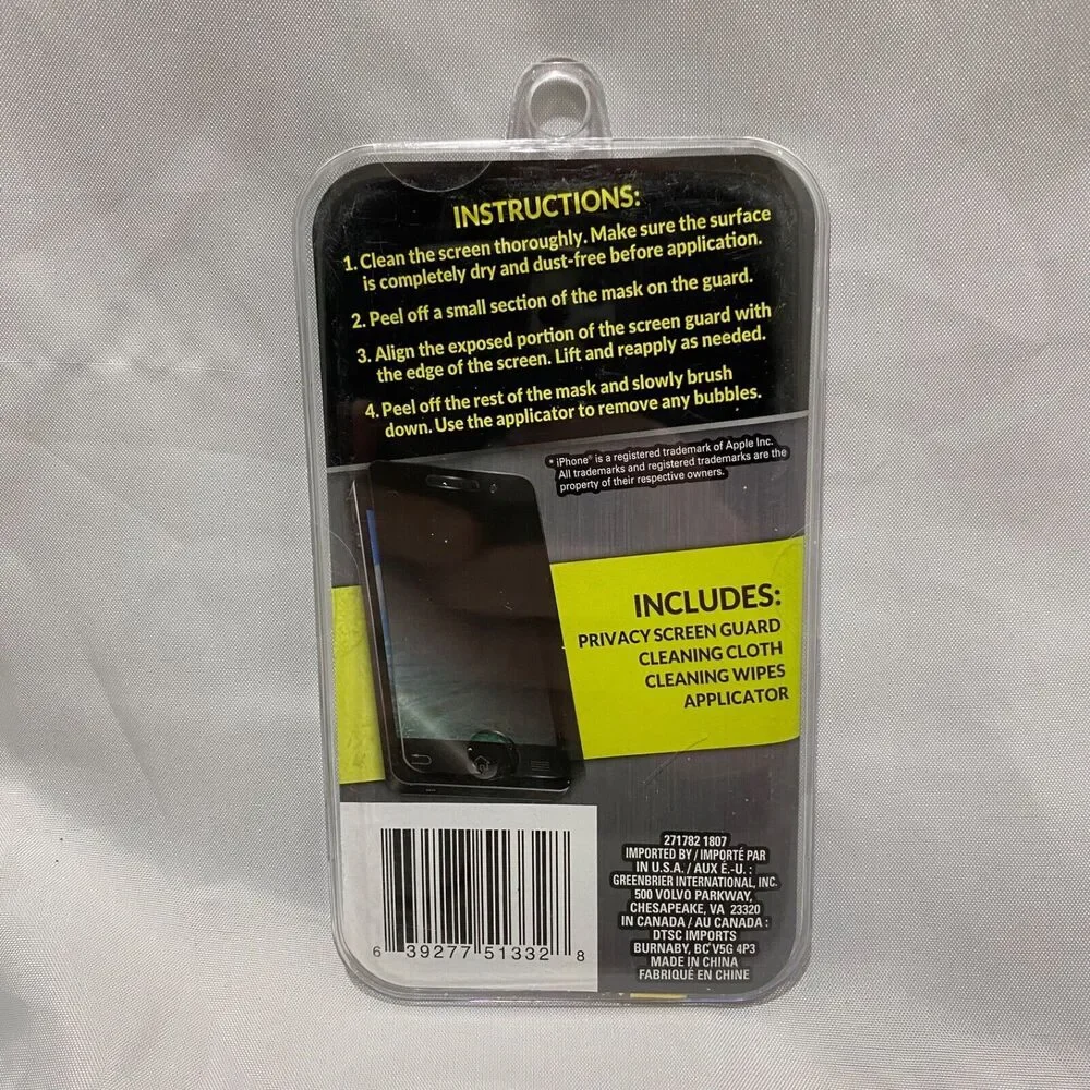 iPhone 6 Plus 6s Plus 7 Plus and 8 Plus Scratch Proof Privacy Screen Guard